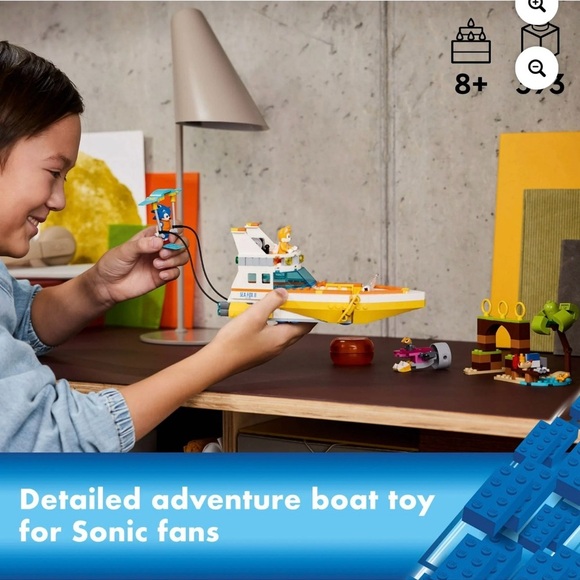 LEGO Sonic the Hedgehog: Tails’ Adventure Boat Building Toy, 76997 NIB - Picture 3 of 10